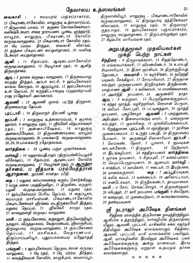 Panchangam